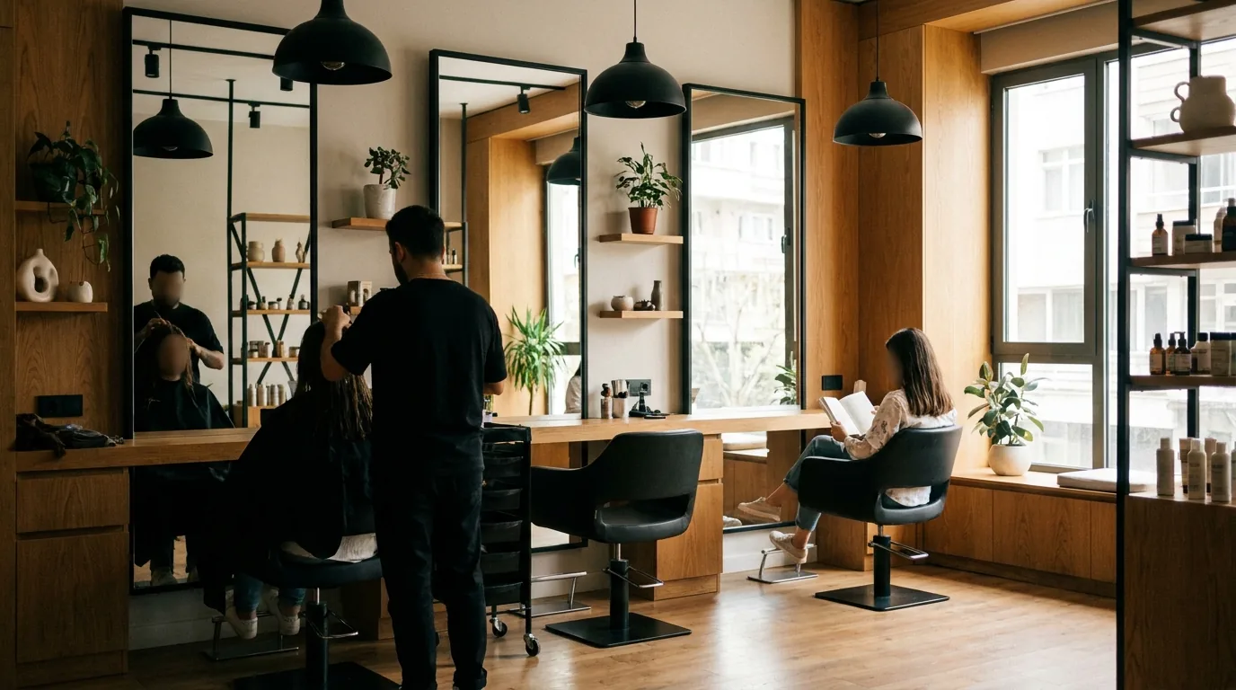Atölye Saç Tasarım salon iç mekânı